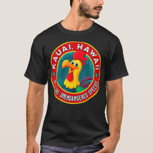 Camiseta Especies de pollo de Kauai oficiales, sin peligro 