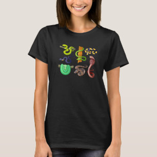 Camiseta Especies Educativas Y Tipos De Serpientes 26