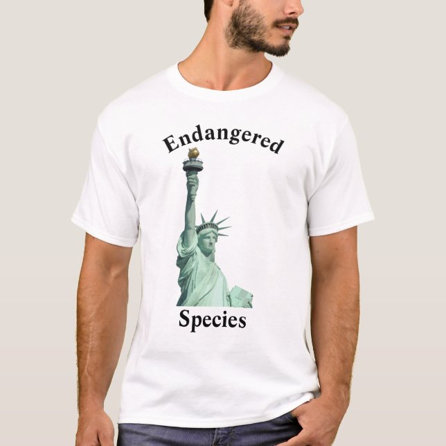 Camiseta Especies en peligro de extinción (Anverso)