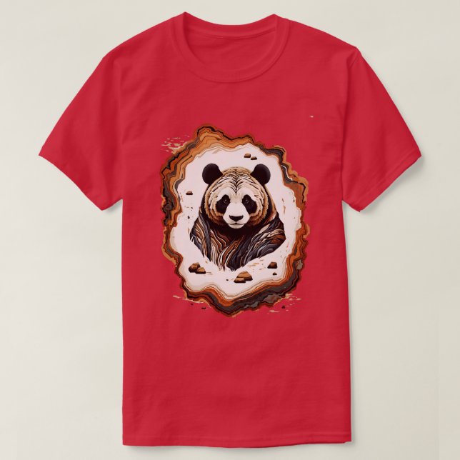 Camiseta Especies en peligro de extinción Panda Bear Mitche (Diseño del anverso)