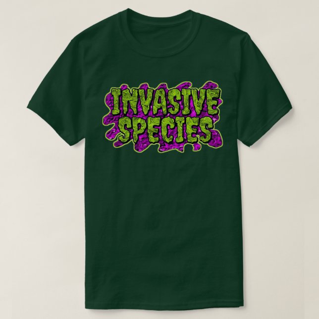CAMISETA ESPECIES INVASIVAS (Diseño del anverso)