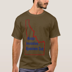 Camiseta Especies invasivas de Idaho en la zona de Trinidad