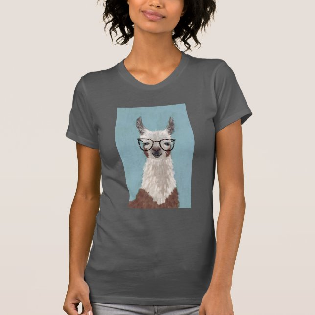 Camiseta Especificaciones de Llama - Gafas sobredimensionad (Anverso)