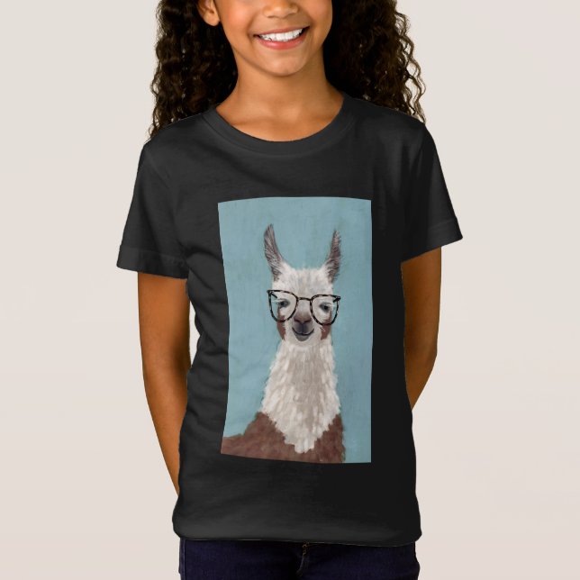 Camiseta Especificaciones de Llama - Gafas sobredimensionad (Anverso)