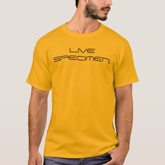 CAMISETA ESPÉCIMEN VIVO (Anverso)