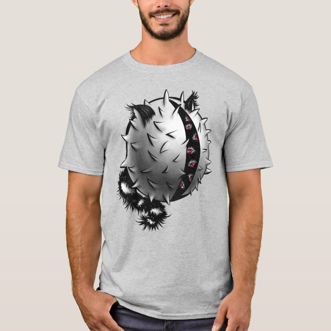Camiseta Espectacular arte oscuro monstruo de la fantasía (Anverso)