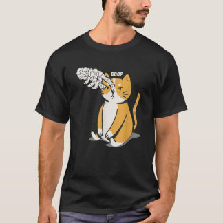 Camiseta Espectacular Boop Skeleton Mano Touch Nose Cat Cos