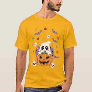 Camiseta Espectacular calabaza y araña diseño otoñal - Hall