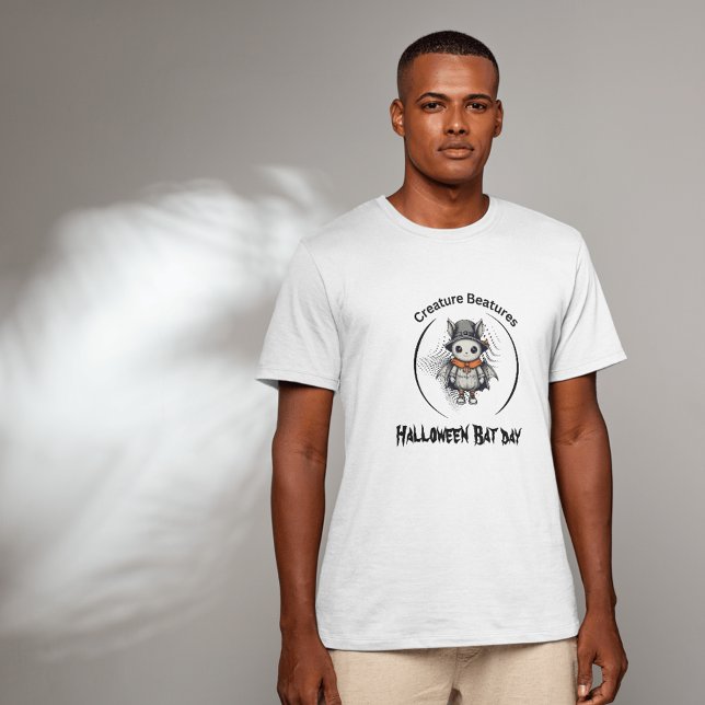 Camiseta Espectacular día de murciélago de Halloween disfra (Subido por el creador)