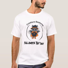 Camiseta Espectacular día de murciélago de Halloween disfra