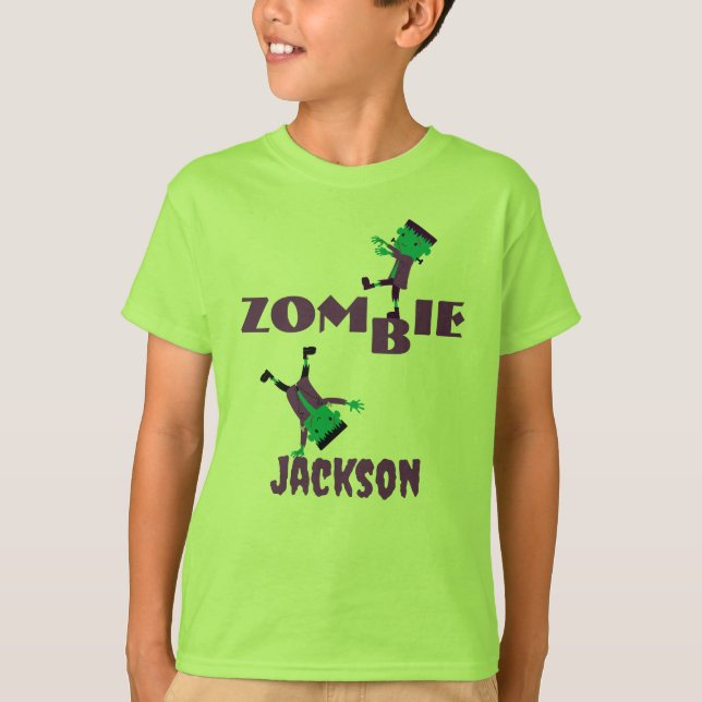 Camiseta Espectacular fiesta de Halloween, Fiesta zombie (Anverso)