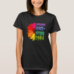 Camiseta Espectacular floral de 37 años desde noviembre de 