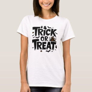 Camiseta Espectacular noche de Halloween con truco o divers