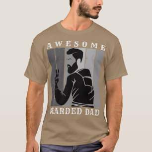 Camiseta Espectacular papá barbudo 16