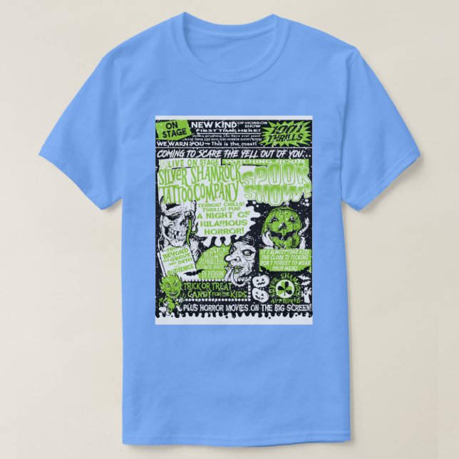 Camiseta Espectacular show de Spookshow Silver Shamrock en  (Diseño del anverso)