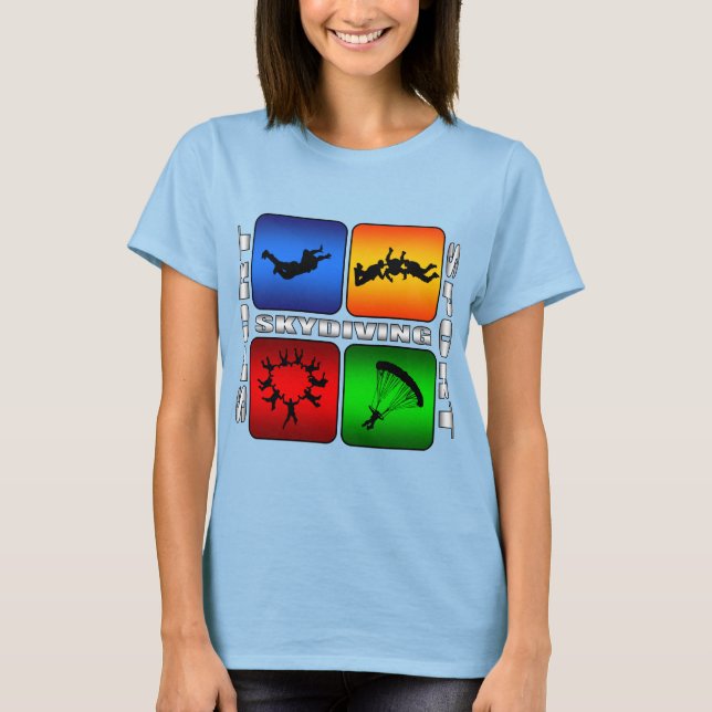 Camiseta Espectacular Skydiving (Anverso)