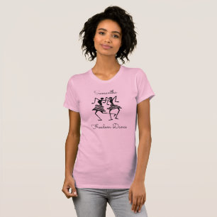 Camiseta Espectaculares y felices bailarinas de silueta