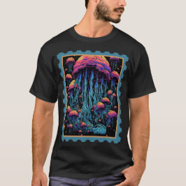 Camiseta Espectáculo acuático: medusas coloridas gigantes