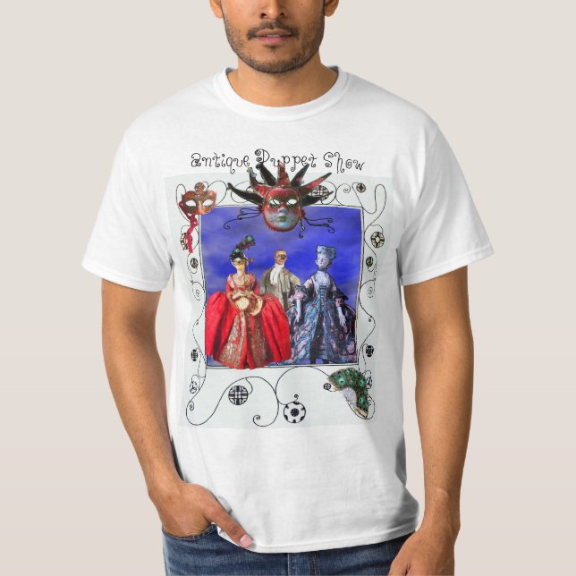 CAMISETA ESPECTÁCULO ANTIGUO ITALIANO, MÁSCARA MASQUERADE D (Anverso)