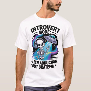 Camiseta Espectáculo antisocial UFO Funny Space Introvertid