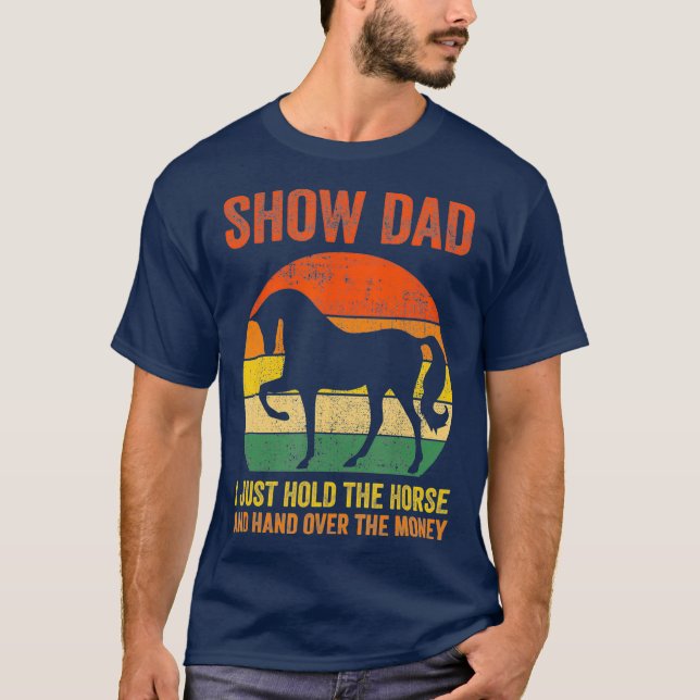 Camiseta Espectáculo de caballos del Día del Padres (Anverso)