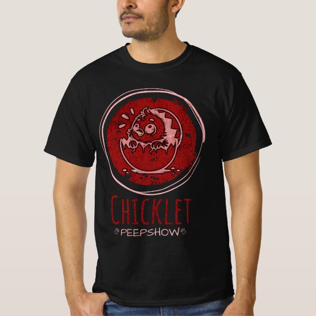 Camiseta Espectáculo de CDchicletpeepshow (Anverso)
