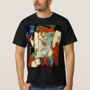 Camiseta Espectáculo de Magia del Mago Vintage Carter el Gr
