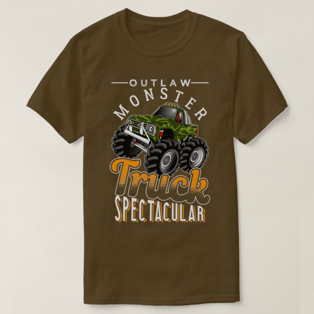 Camiseta Espectáculo de Monstruo al Aire Libre (Diseño del anverso)