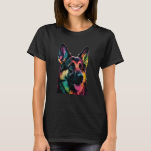 Camiseta Espectáculo de vaina de pastor alemán mamá papá 1