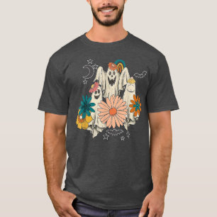 Camiseta Espectáculo floral vintage Cute Gráfico de Hallowe