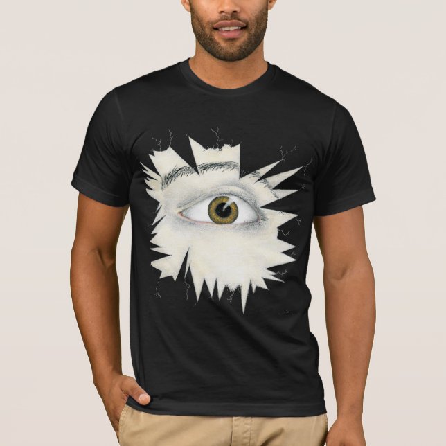 Camiseta Espectáculo peep en negro (Anverso)
