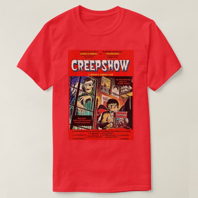 Camiseta Espectáculo sacudiendo relatos de horror (Diseño del anverso)