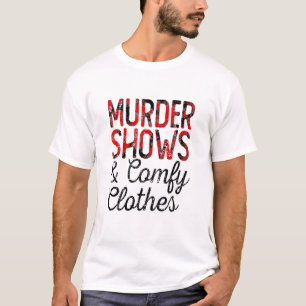 Camiseta Espectáculos De Asesinato Y Comfy Ropa Ventilador 