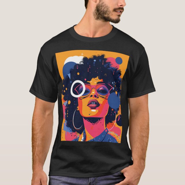 Camiseta Espectáculos de moda: Un retrato vibrante (Anverso)