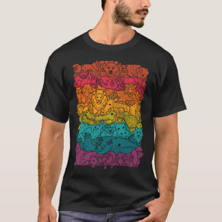 Camiseta Espectro animal oscuro