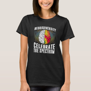 Camiseta Espectro de autismo Asd Adhd Neurodivers cerebrale