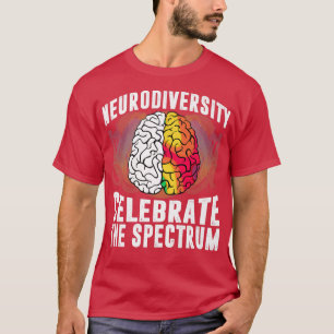 Camiseta Espectro de autismo ASD ADHD Neurodivers cerebrale