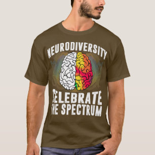 Camiseta Espectro de autismo ASD ADHD Neurodivers cerebrale