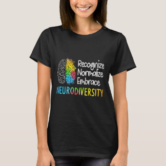 Camiseta Espectro de autismo de neurodiversidad Asd Adhd Ra