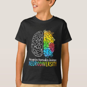 Camiseta Espectro de autismo de neurodiversidad Asd Adhd Ra