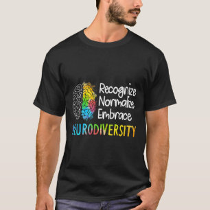 Camiseta Espectro de autismo de neurodiversidad Asd Adhd Ra