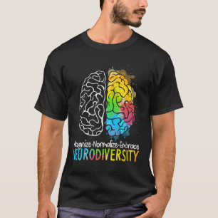 Camiseta Espectro de autismo de neurodiversidad Asd Adhd Ra