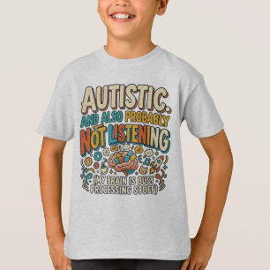 Camiseta Espectro de Autismo No Escucha