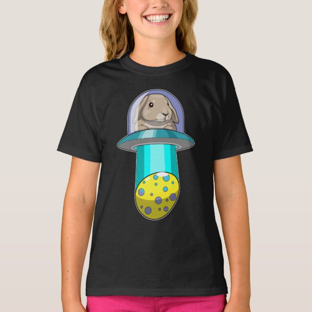 Camiseta Espectro de huevo de Pascua de Rabbit (Anverso)