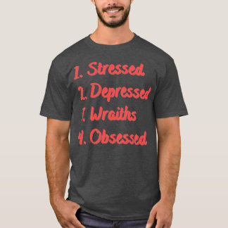 Camiseta Espectros Obsesionados Estresados Deprimidos