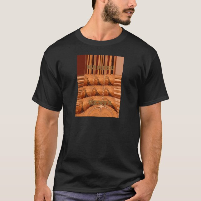 Camiseta Espejo africano tradicional: jirafa tejida (Anverso)