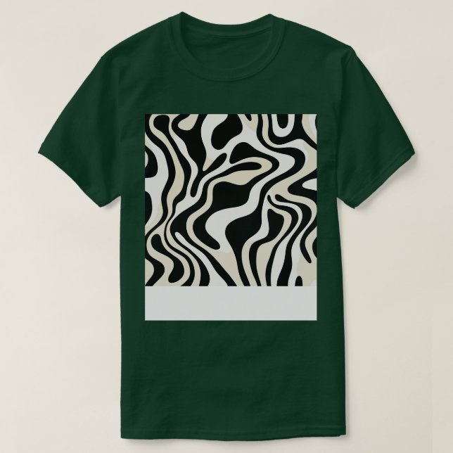 Camiseta Espejo cebra 4 (Diseño del anverso)