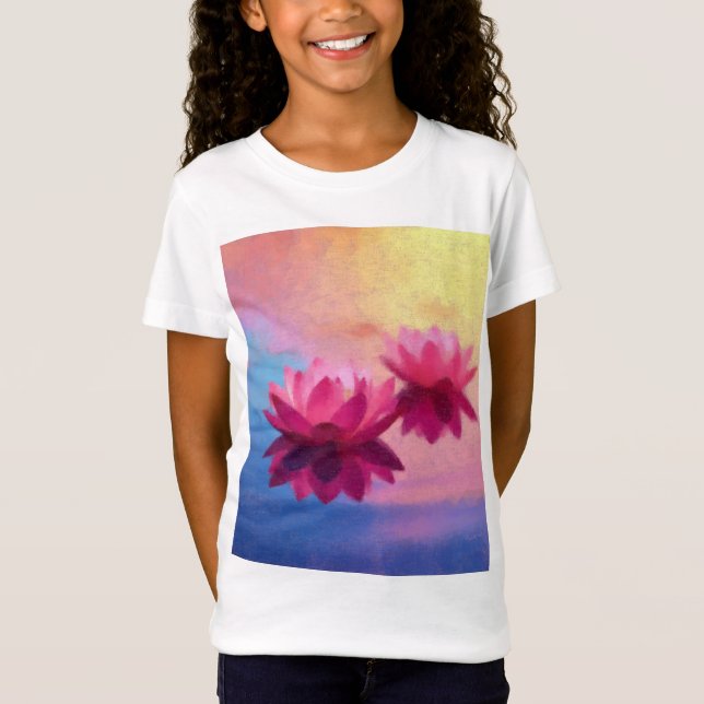 Camiseta Espejo de flor (Anverso)