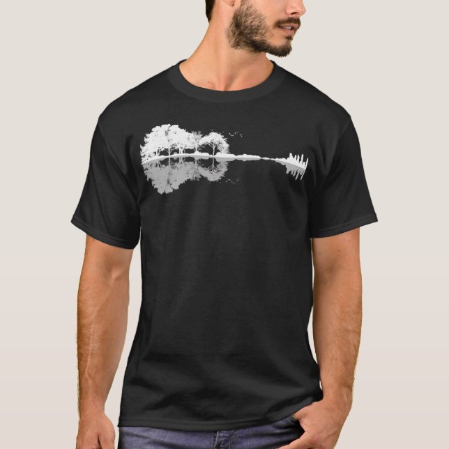 Camiseta Espejo de reflexión sobre la naturaleza del bosque (Anverso)