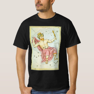 Camiseta Espejo de Urania, mapa celeste de astronomía vinta